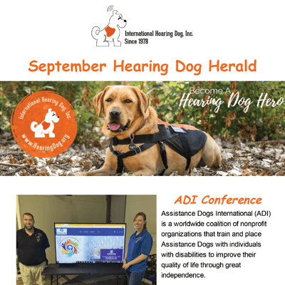 The Hearing Dog Herald - September 2022