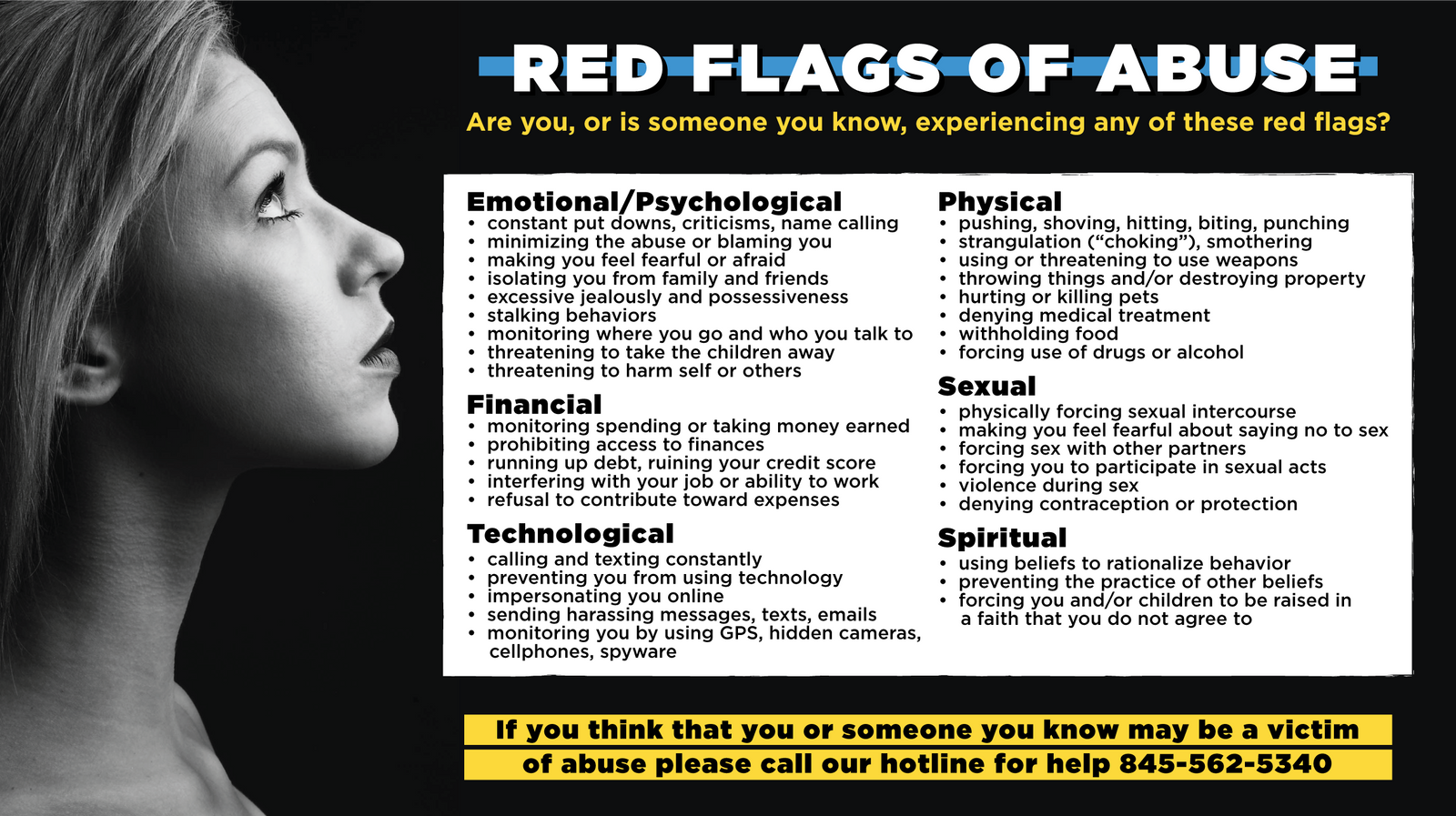 Red Flags Of Abuse Types Of Abuse Fearless Hudson Valley Inc