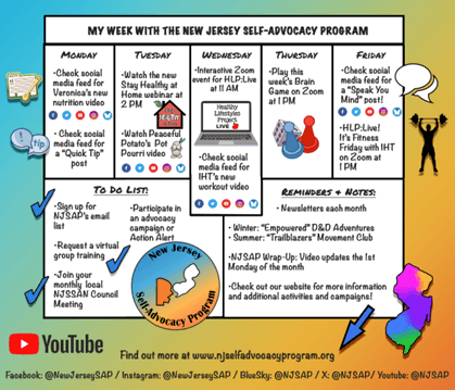NJSAP Weekly Activities