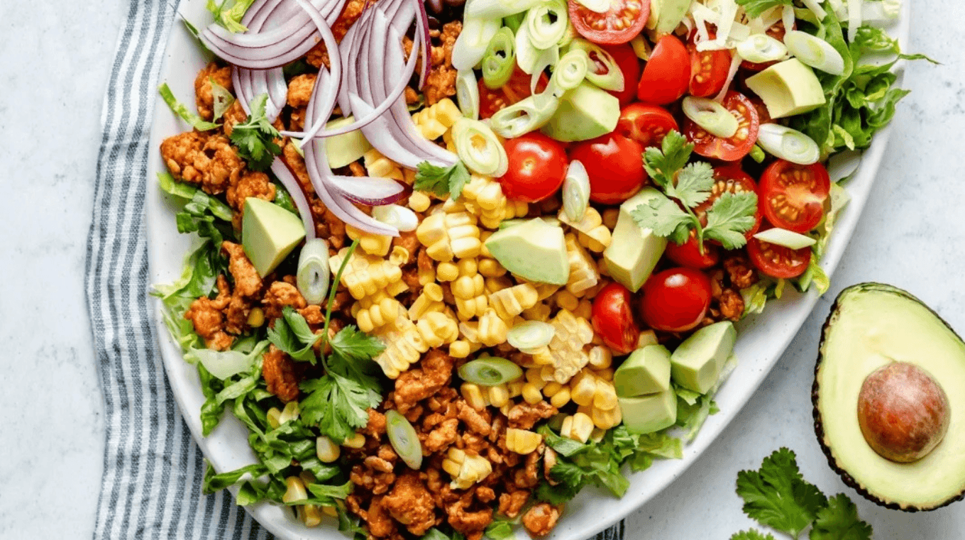 Chicken Taco Lettuce Bowl