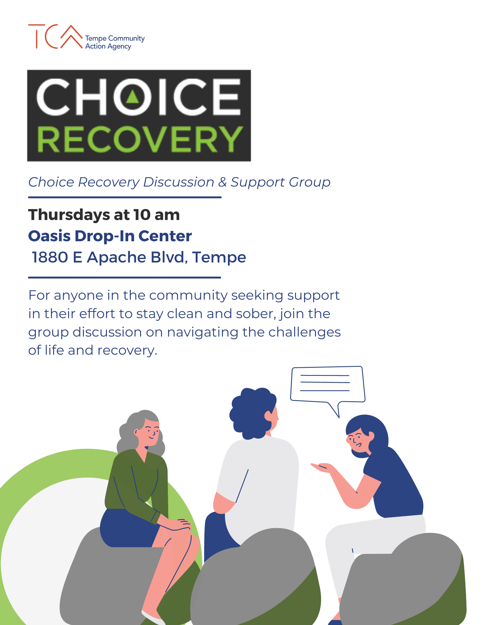 Choice Recovery Discussion & Support Group