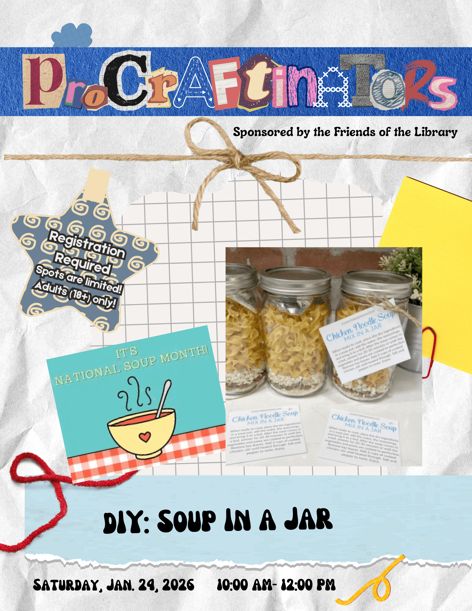 January Procraftinators: DIY Soup in a Jar