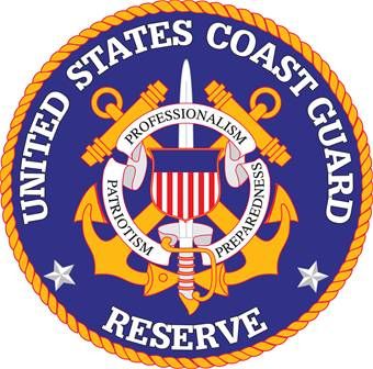 V31915 -  Coast Guard Reserve Carved Wooden Wall Plaque