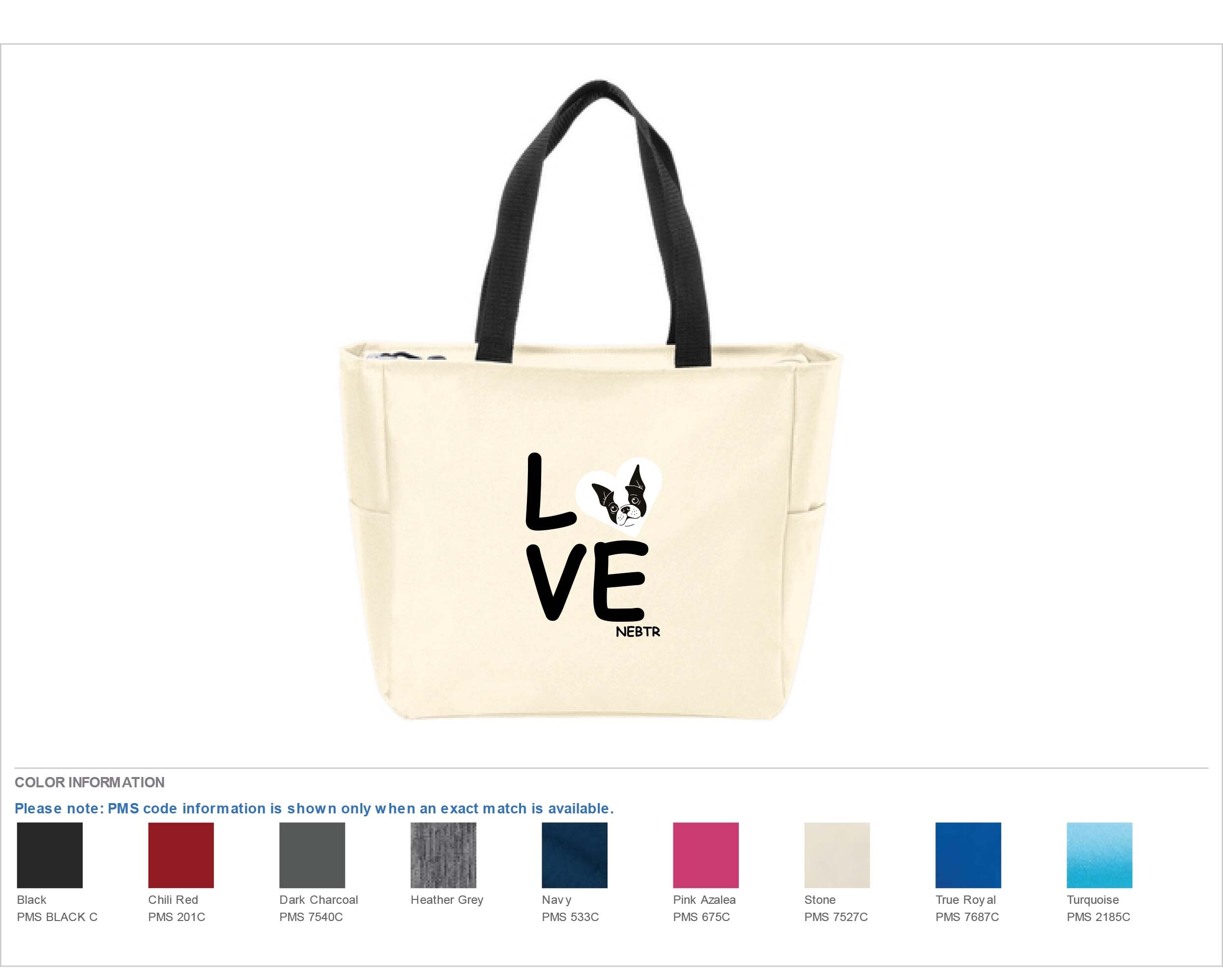 Love Zip Tote