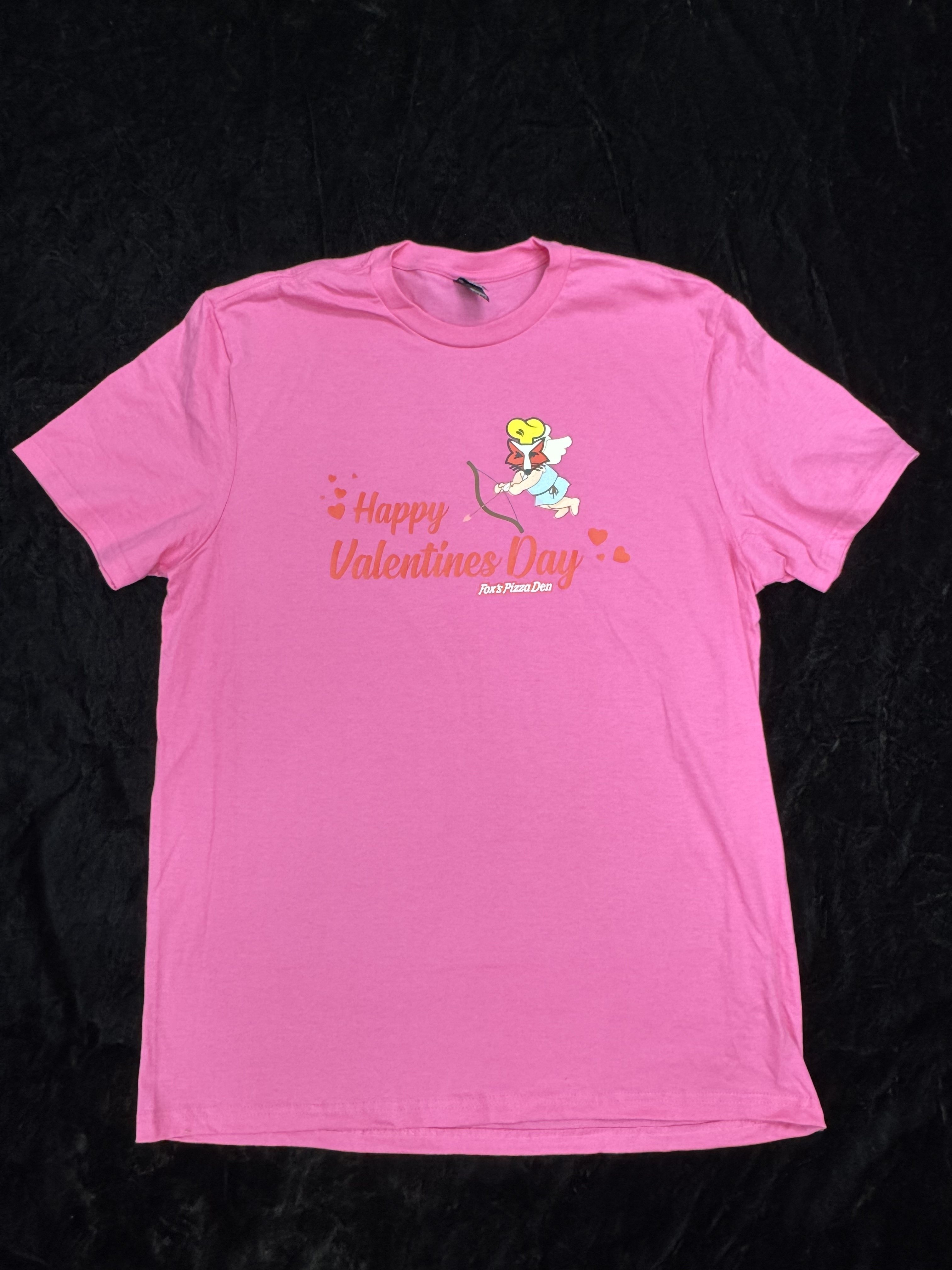 SALE 2025 Valentine's Day Logo - Large Pink T-Shirt