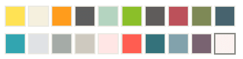 RECOLOR® Chalk Finish Paint Color Palette (20 Colors)