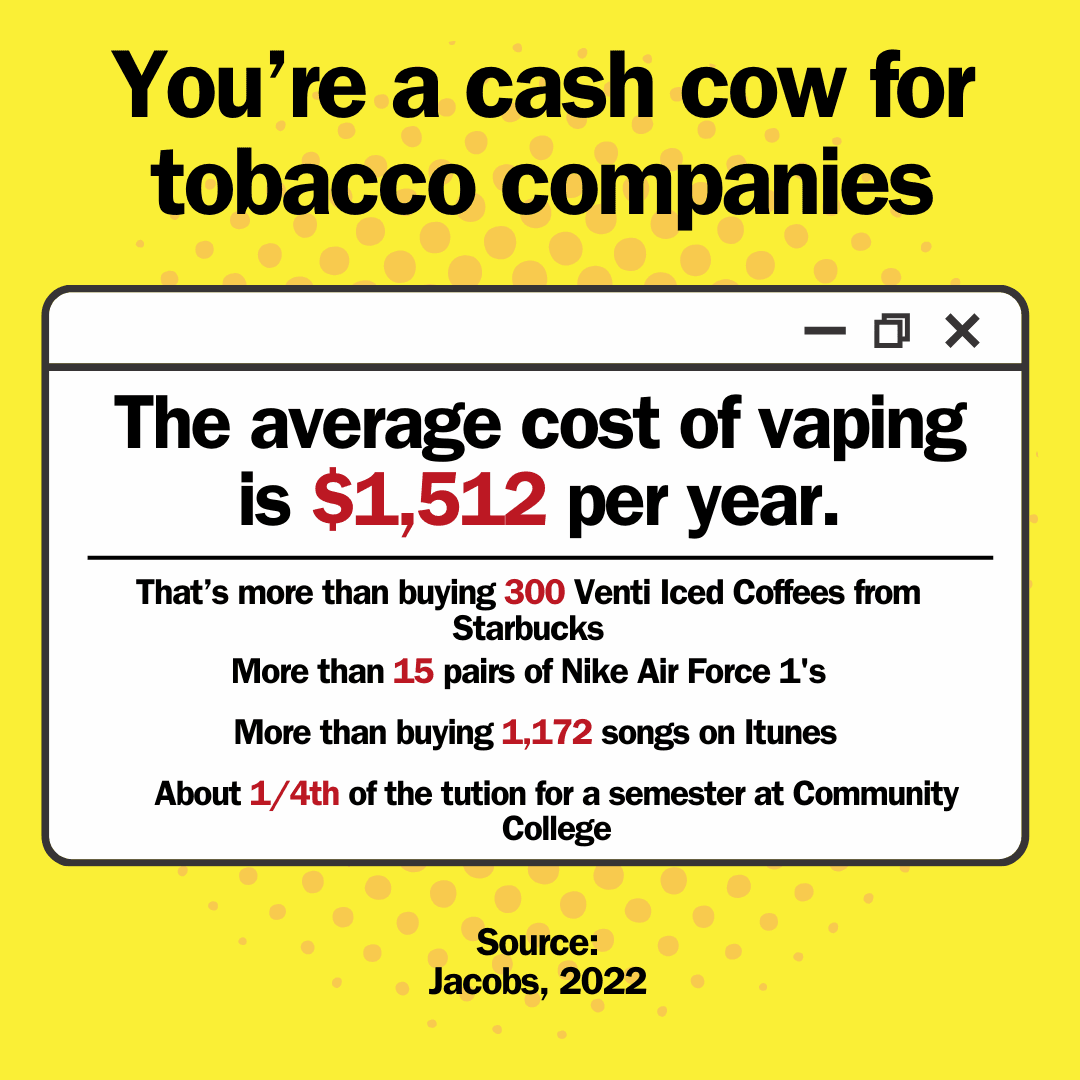 The financial cost of vaping