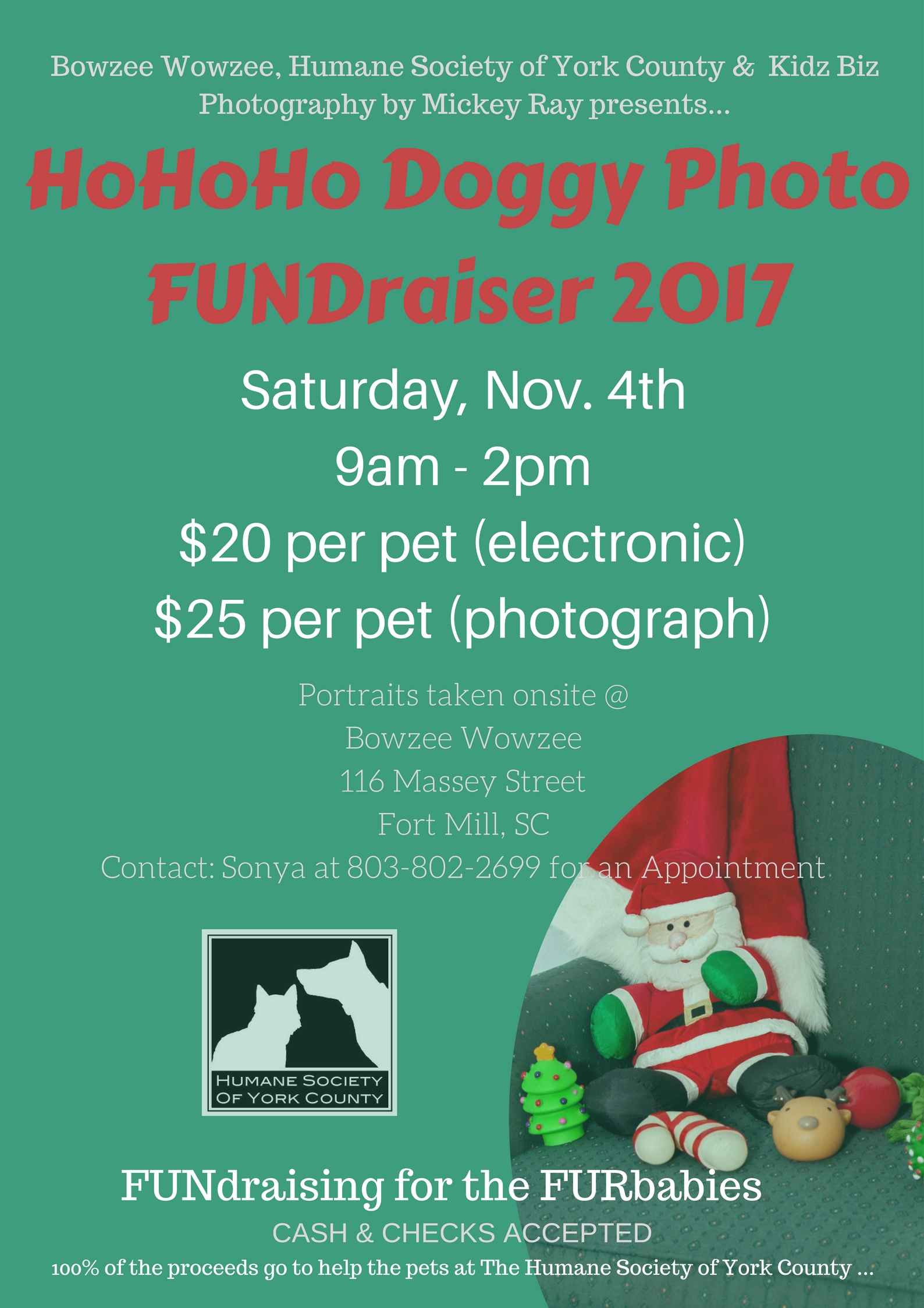 HoHoHo Doggy Photo FUNDraiser
