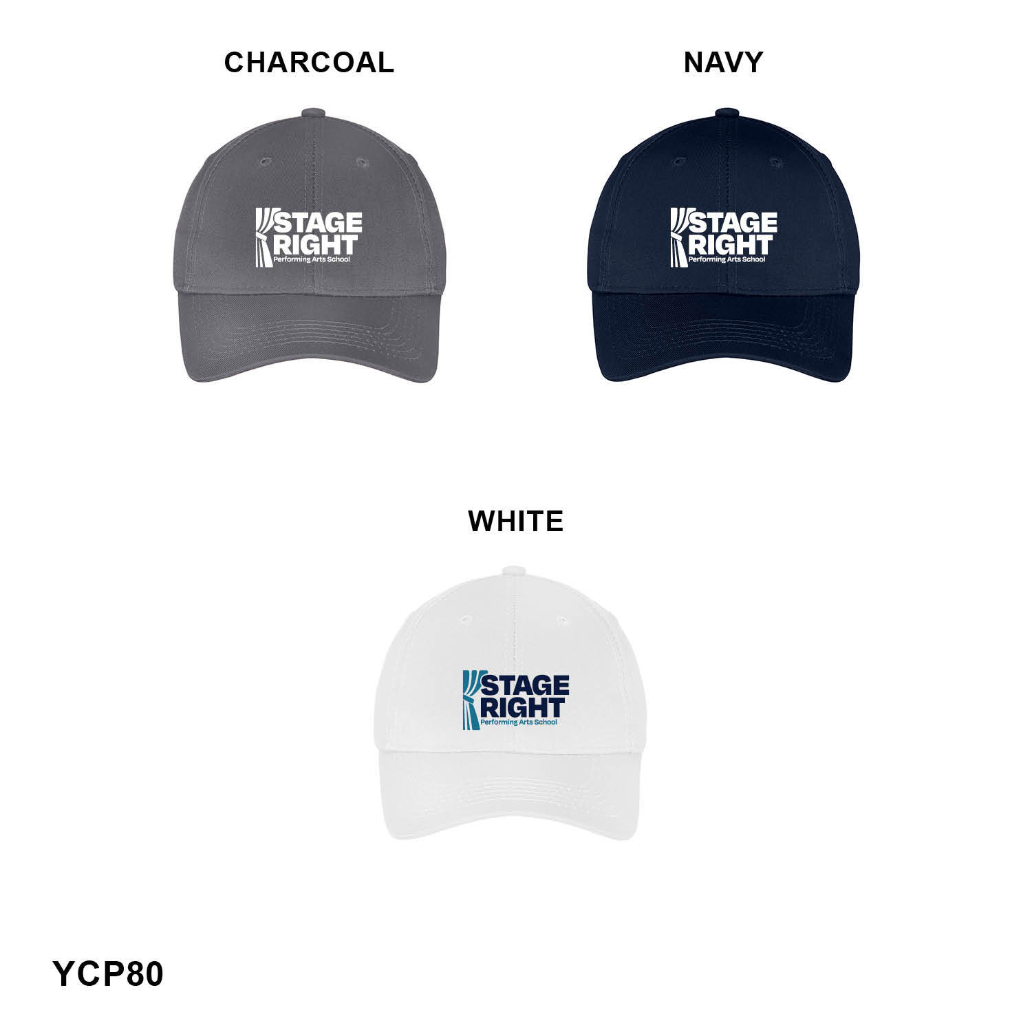 2026 NEW STAGE RIGHT LOGO - YOUTH Port Authority® Youth Six-Panel Twill Cap