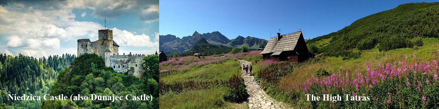 Niedzica Castle and The High Tatras in Poland