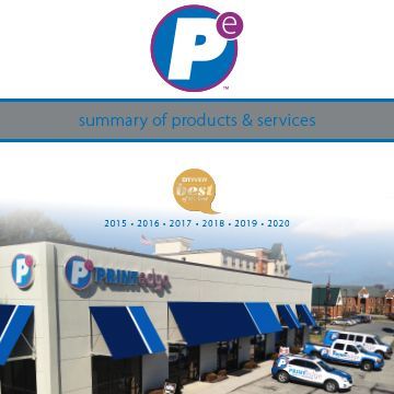 Printedge Summary of Products and Services Brochure