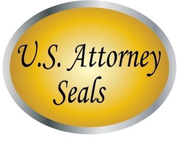 Department of Justice  and U.S.. Attorney Wall Plaques