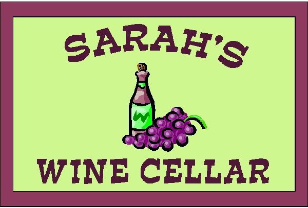 R27160 - Wall Plaque for Sarah's  Home Wine cellar