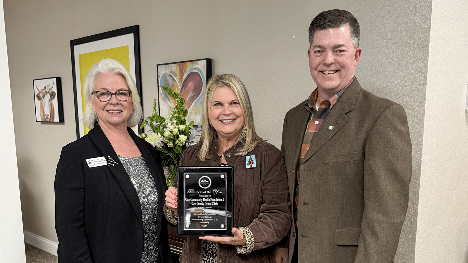 Cass Community Health Foundation and Cass County Dental Clinic named Business of the Year by the Belton Missouri Chamber of Commerce