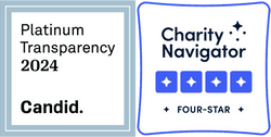 Guidestar and Charity Navigator Gold Level logos
