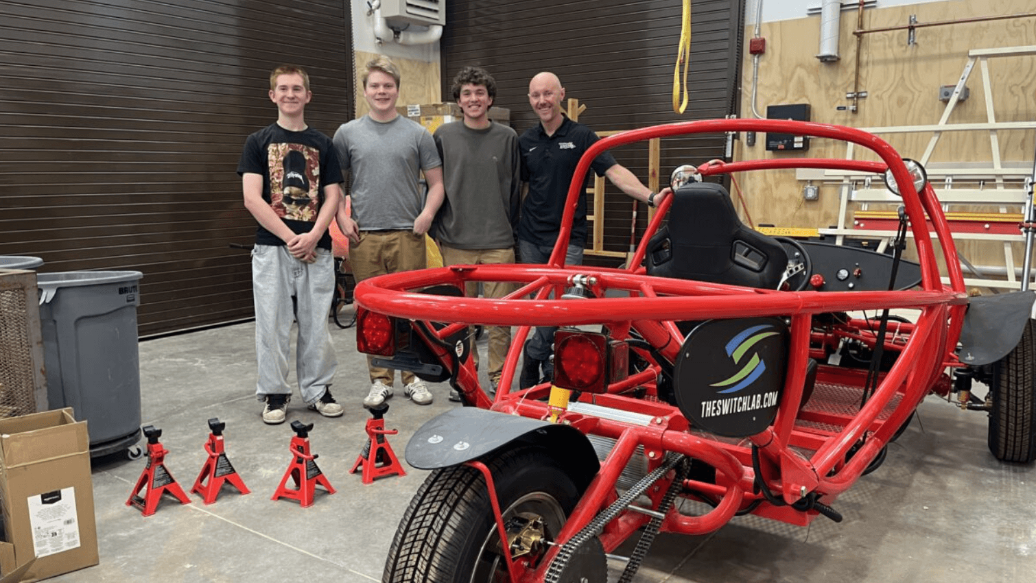 Park City High School Students Build Street-Legal Electric Car in PCCAPS Lab