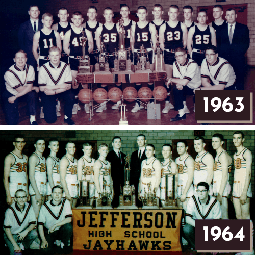 Dresden Jefferson HS Boys 1963 & 1964 State Champions