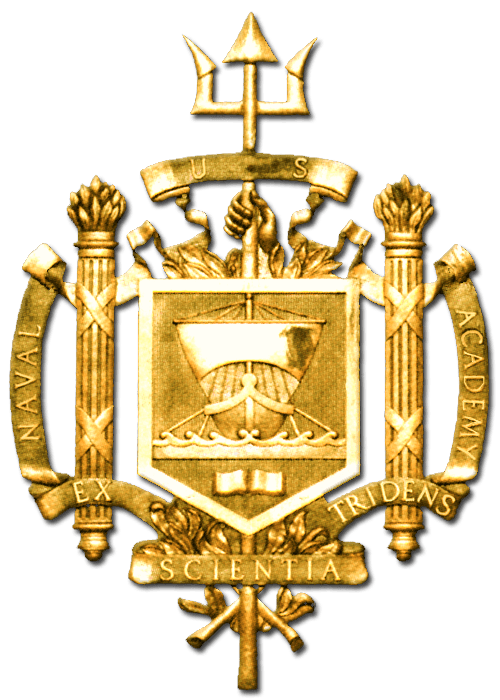 ME5200- Insignia / Crest  of US Naval Academy at Annapolis, 3-D