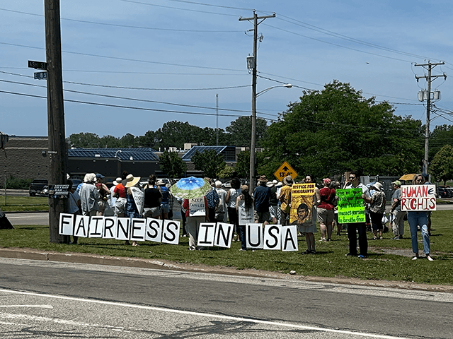 Sisters Speak Out action