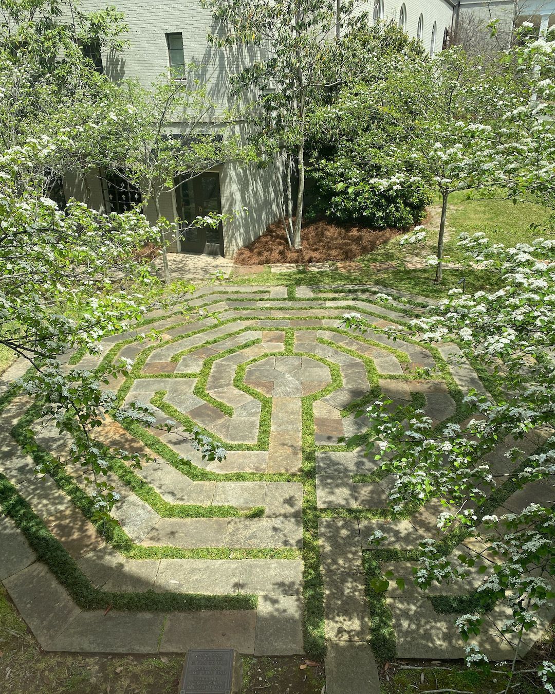 IPC's labyrinth in the summer