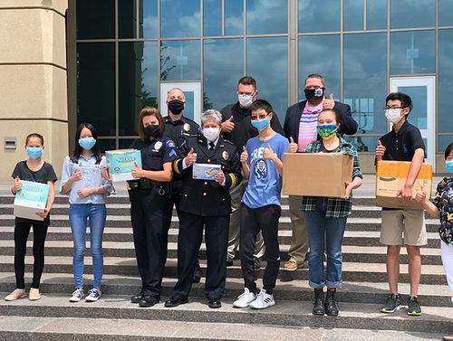 Stephen Zhang and Youth Creates donates PPE