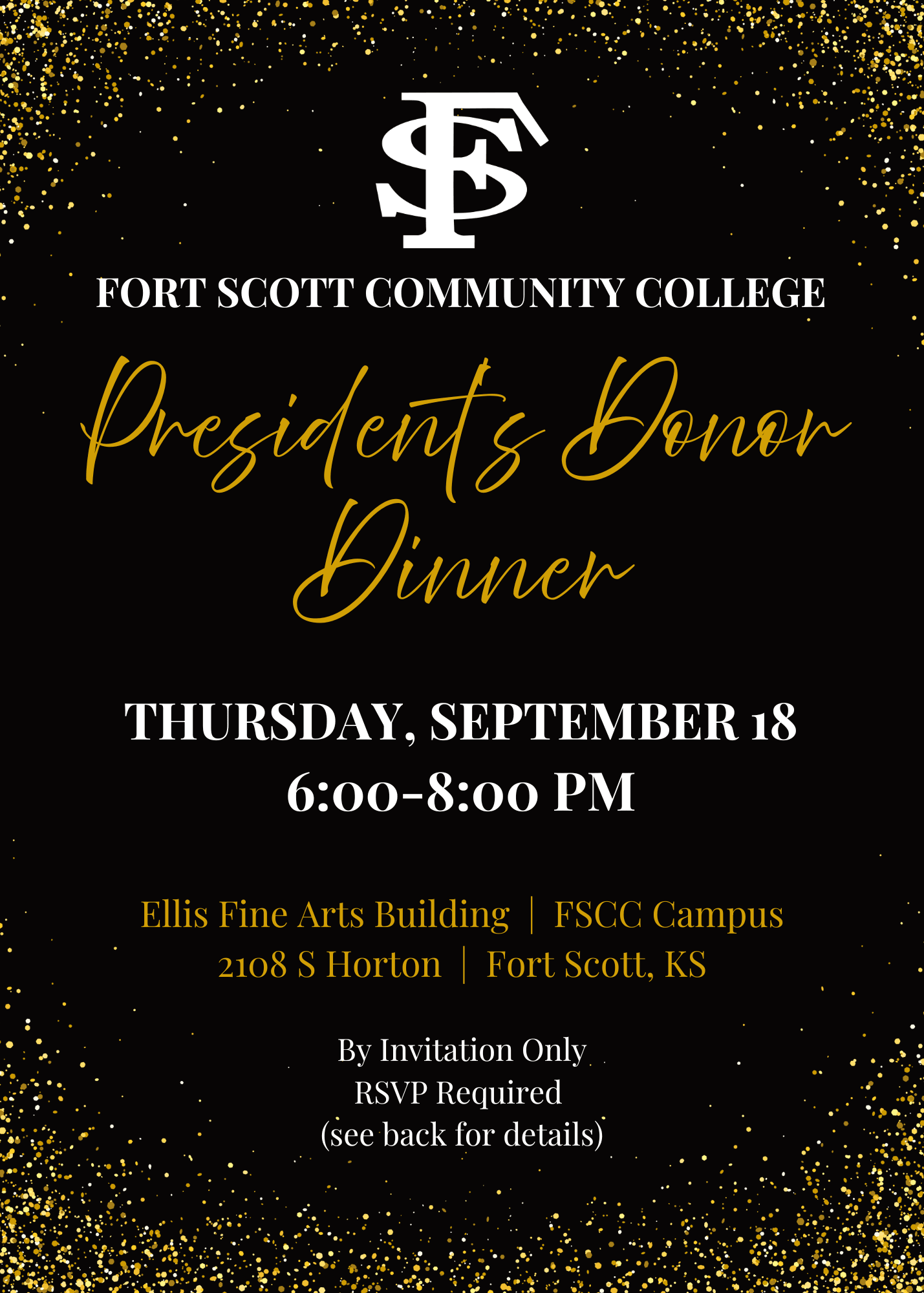 President's Dinner - Invitation Only