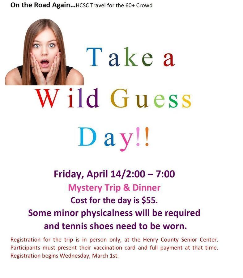 April 14 Take a Wild Guess!