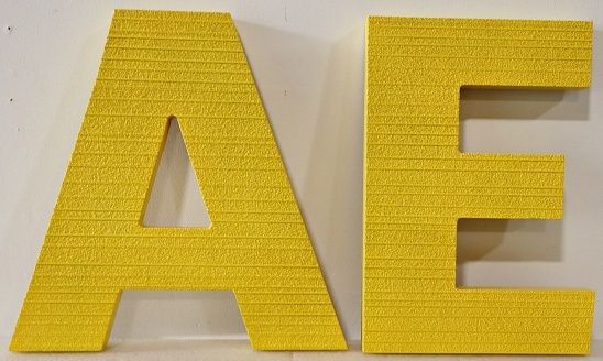 MA3054 - Custom Carved and Painted Individual Letters