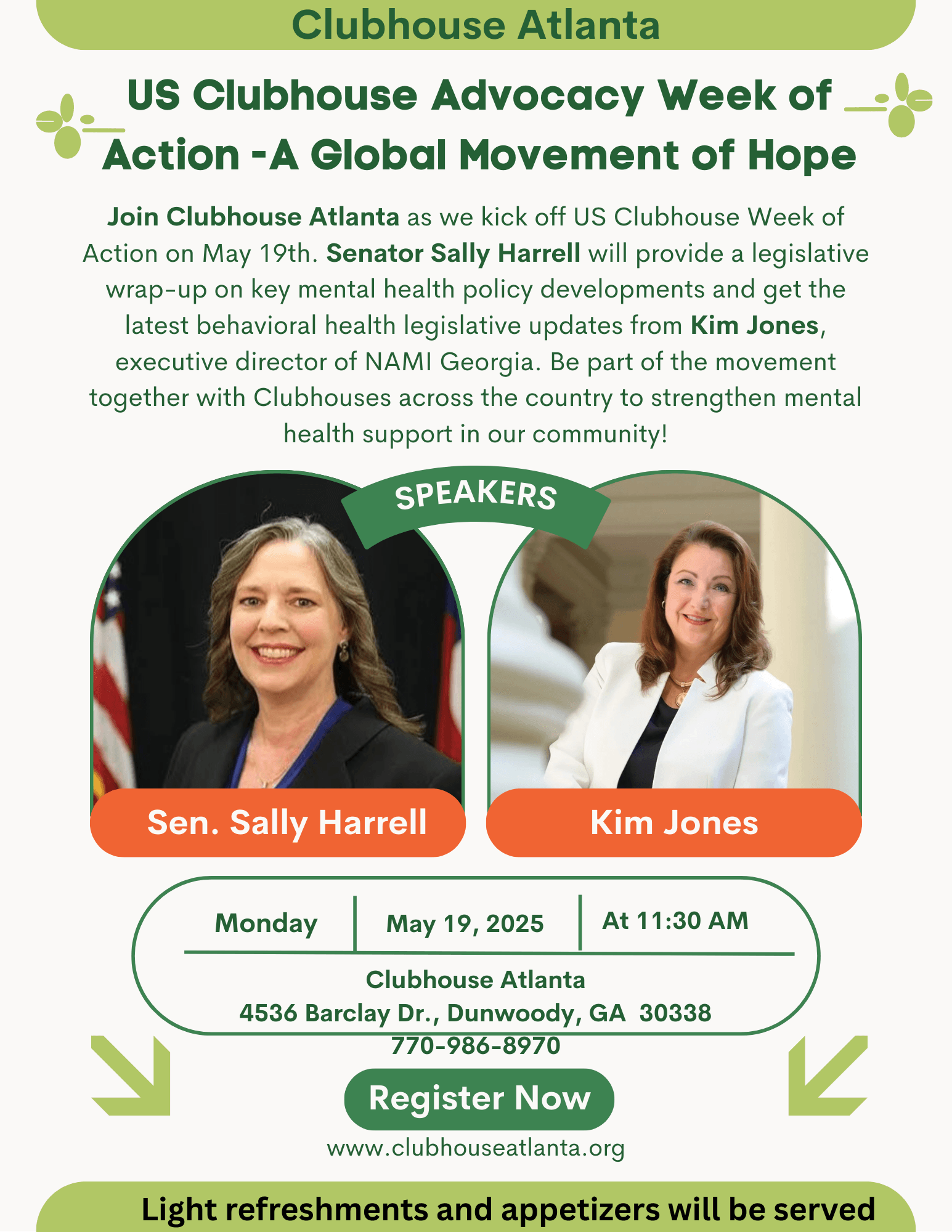 US Clubhouse Advocacy Week of Action