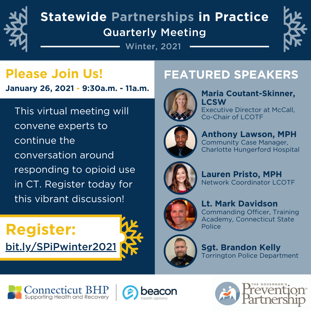 Statewide Partnerships in Practice: Winter, 2021 Quarterly Meeting