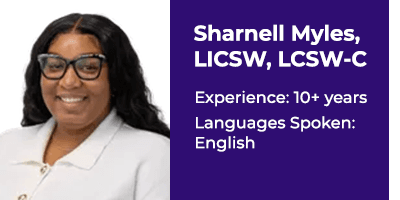 Sharnell Myles, LICSW, LCSW-C