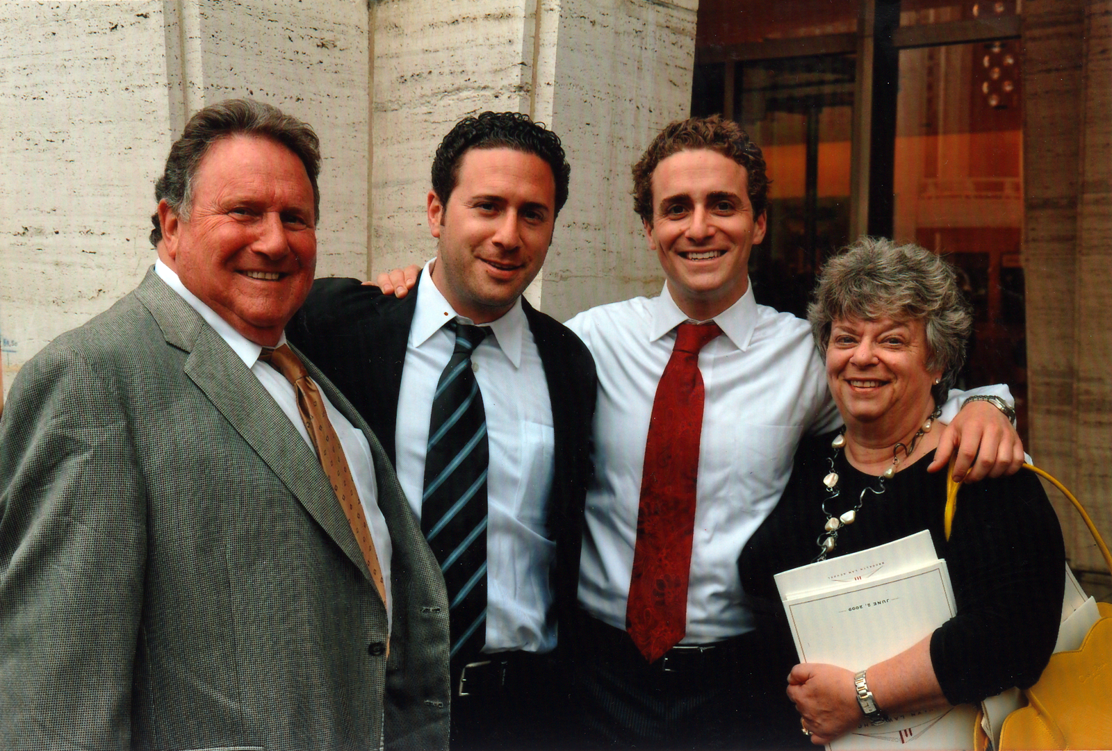 Doreen with her husband Joseph and sons, Loren and Mitchell.