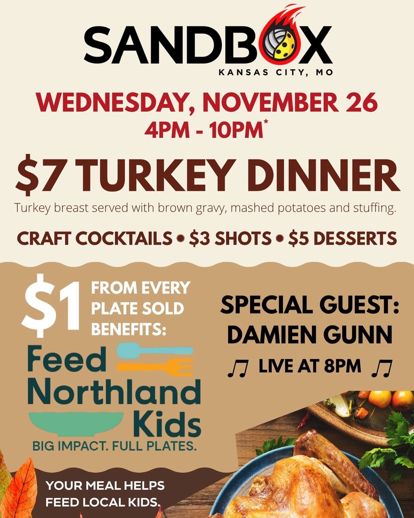 Turkey Dinner and Live Music