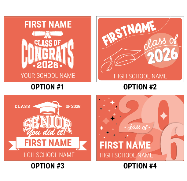 Personalized Graduation Yard Signs