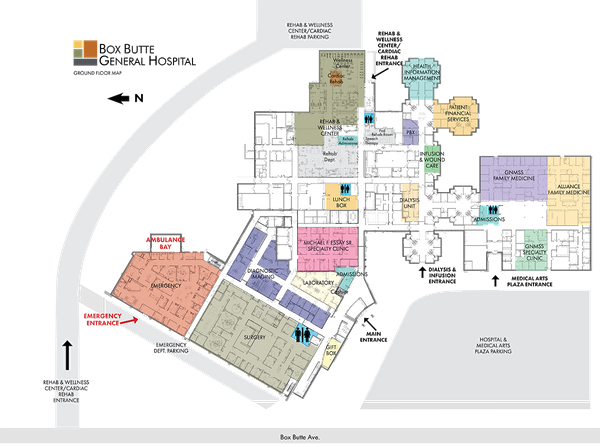 BBGH Map : Patients & Visitors : Box Butte General Hospital