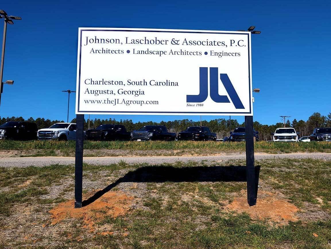 Johnson Laschober Construction Site Sign
