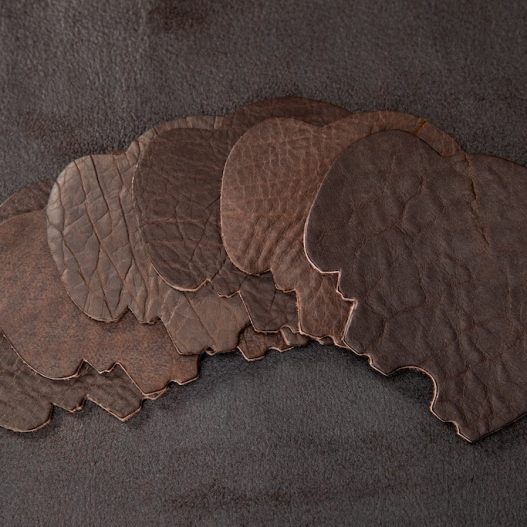 Buffalo Leather Coasters