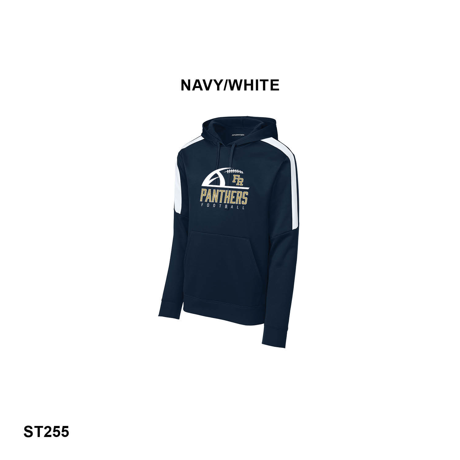 FR PANTHERS FOOTBALL LOGO - Sport-Tek® Sport-Wick® Fleece United Pullover Hoodie