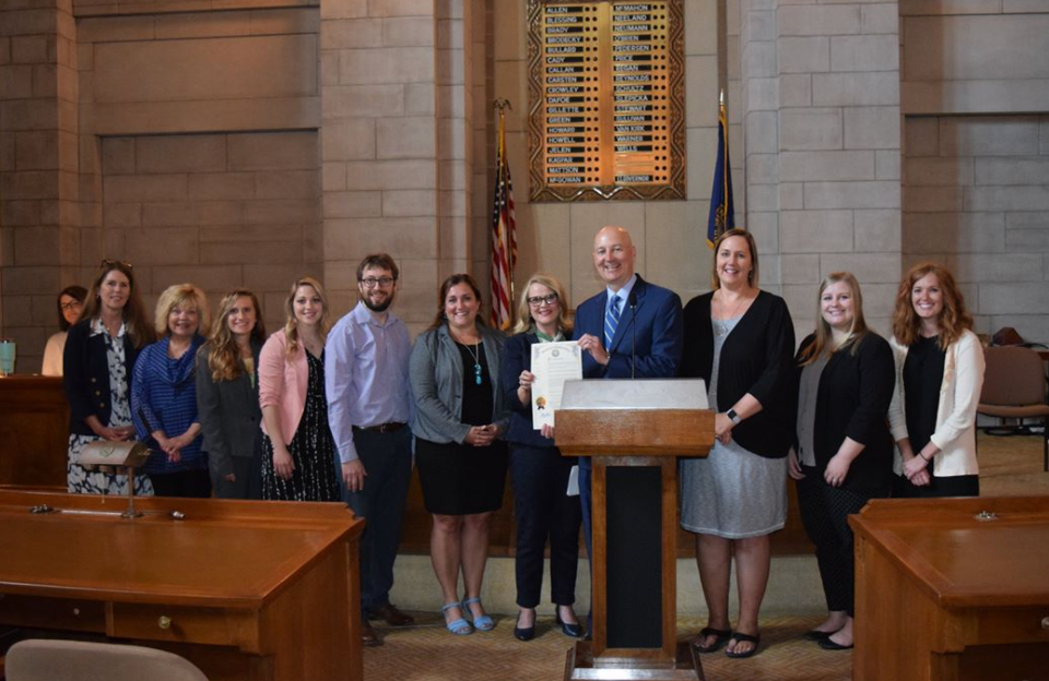 Announcement of Nebraska Overdose Awareness Week with Governor Ricketts
