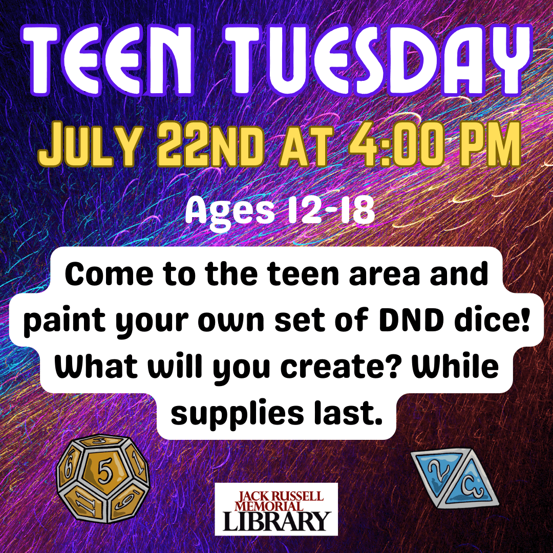 Upcoming Teen Tuesday