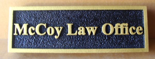 A10147 - Law Office Door Sign