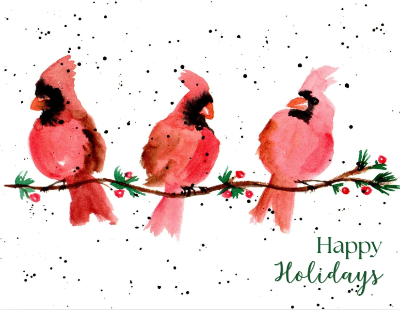 Holiday Cardinals - NEW 2026
