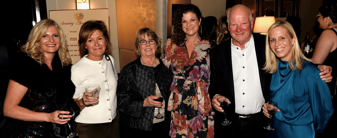 group of people at a cocktail party