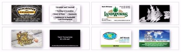 Business Card Examples