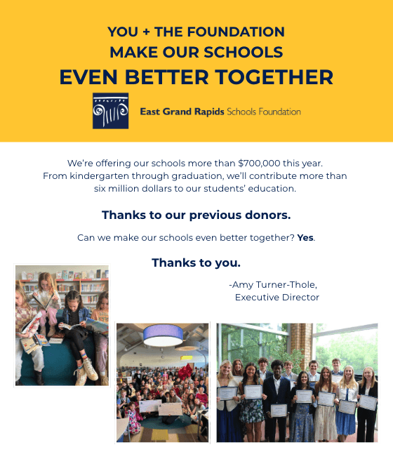 EGRSF annual appeal banner