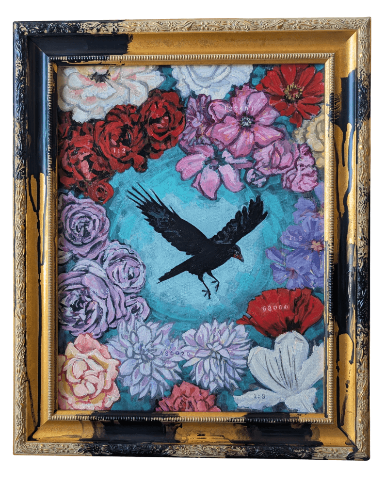 Red-Faced Crow by Jessie Tucker