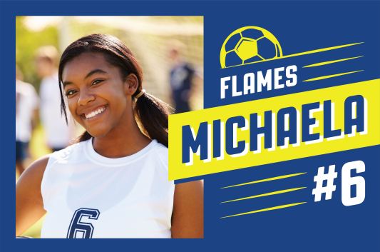 Horizontal Banner with Photo: Soccer