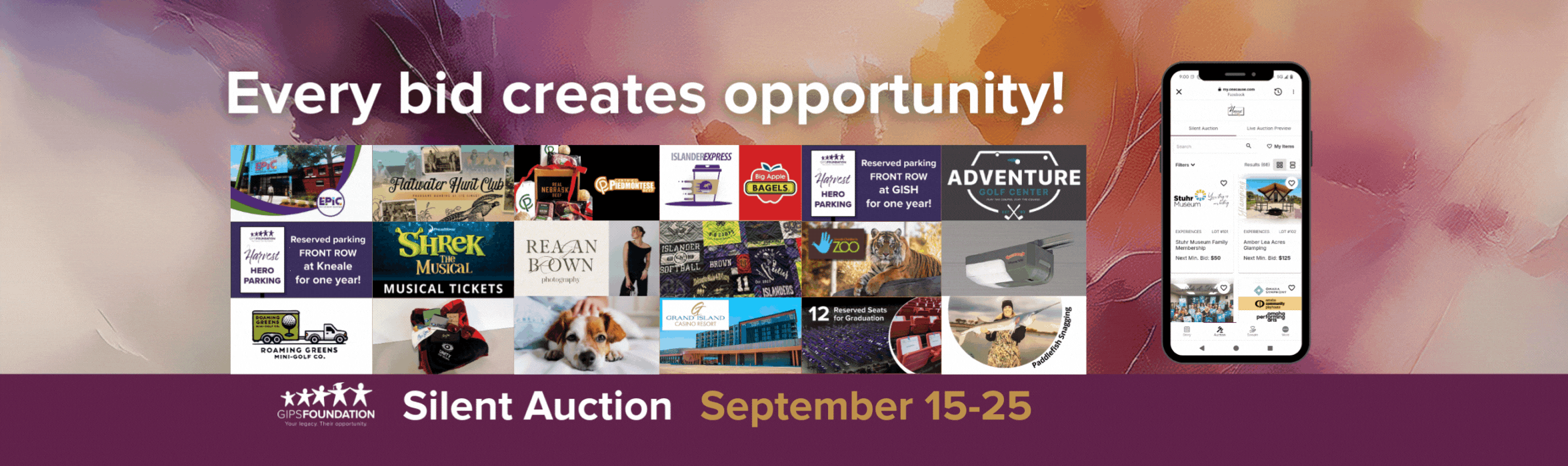 2025 Harvest Silent Auction - home spotlight 1680 x 500 px.gif