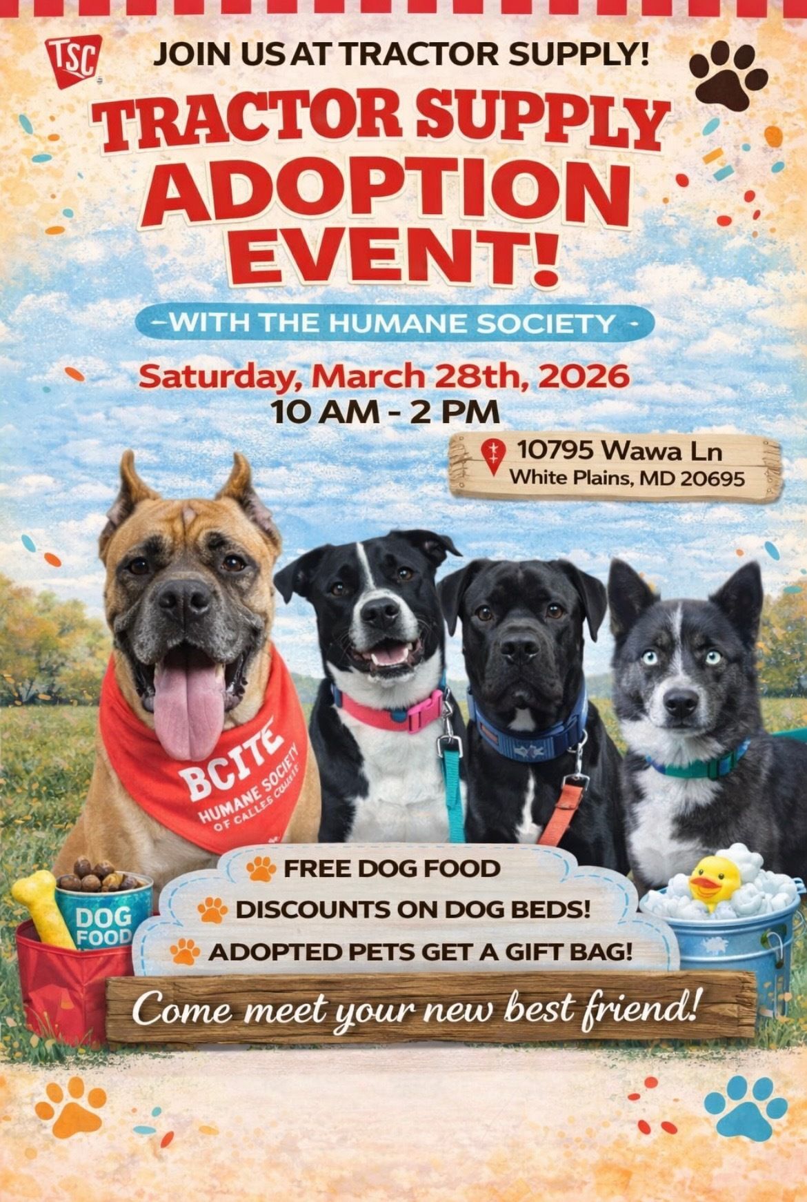 Tractor Supply Adoption Event