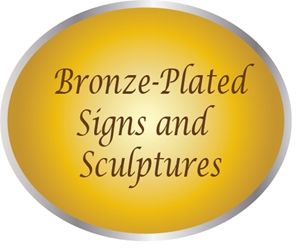 MA1250 - Bronze-Plated Sculptures and Signs